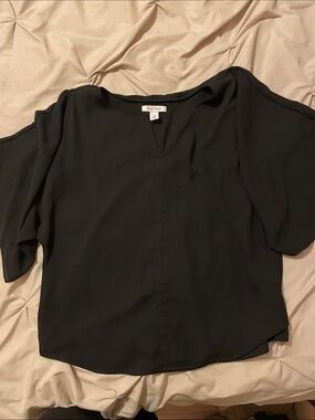 White House Black Market V-Notch Blouse